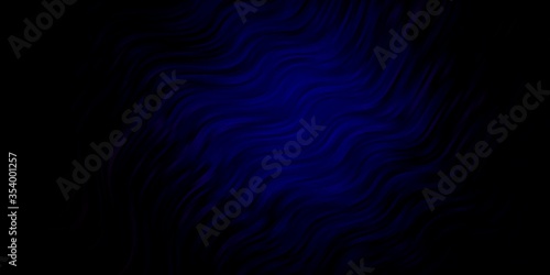 Dark Blue, Red vector layout with wry lines. Abstract gradient illustration with wry lines. Best design for your posters, banners.