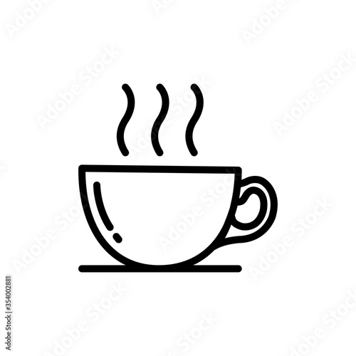 coffee cup - drink icon vector design template