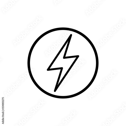lightning bolt - electric power icon vector design template Free Download lightning bolt - electric power icon vector design template - GFXLoad