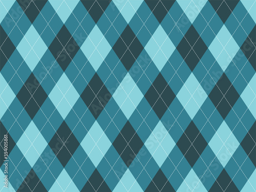 Argyle pattern seamless. Fabric texture background. Classic argill vector ornament