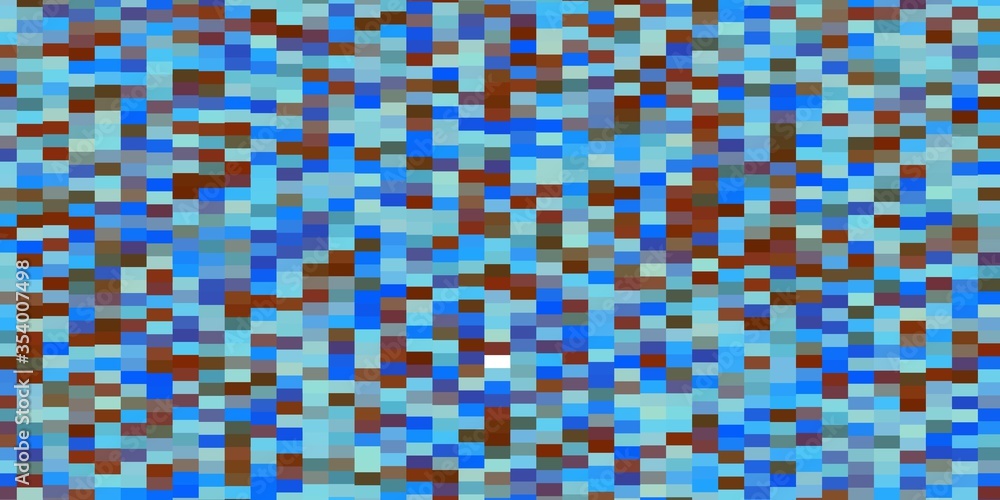 Fototapeta premium Light Blue, Yellow vector pattern in square style. New abstract illustration with rectangular shapes. Best design for your ad, poster, banner.