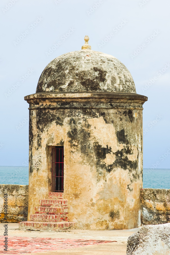 old city walls of Cartagena