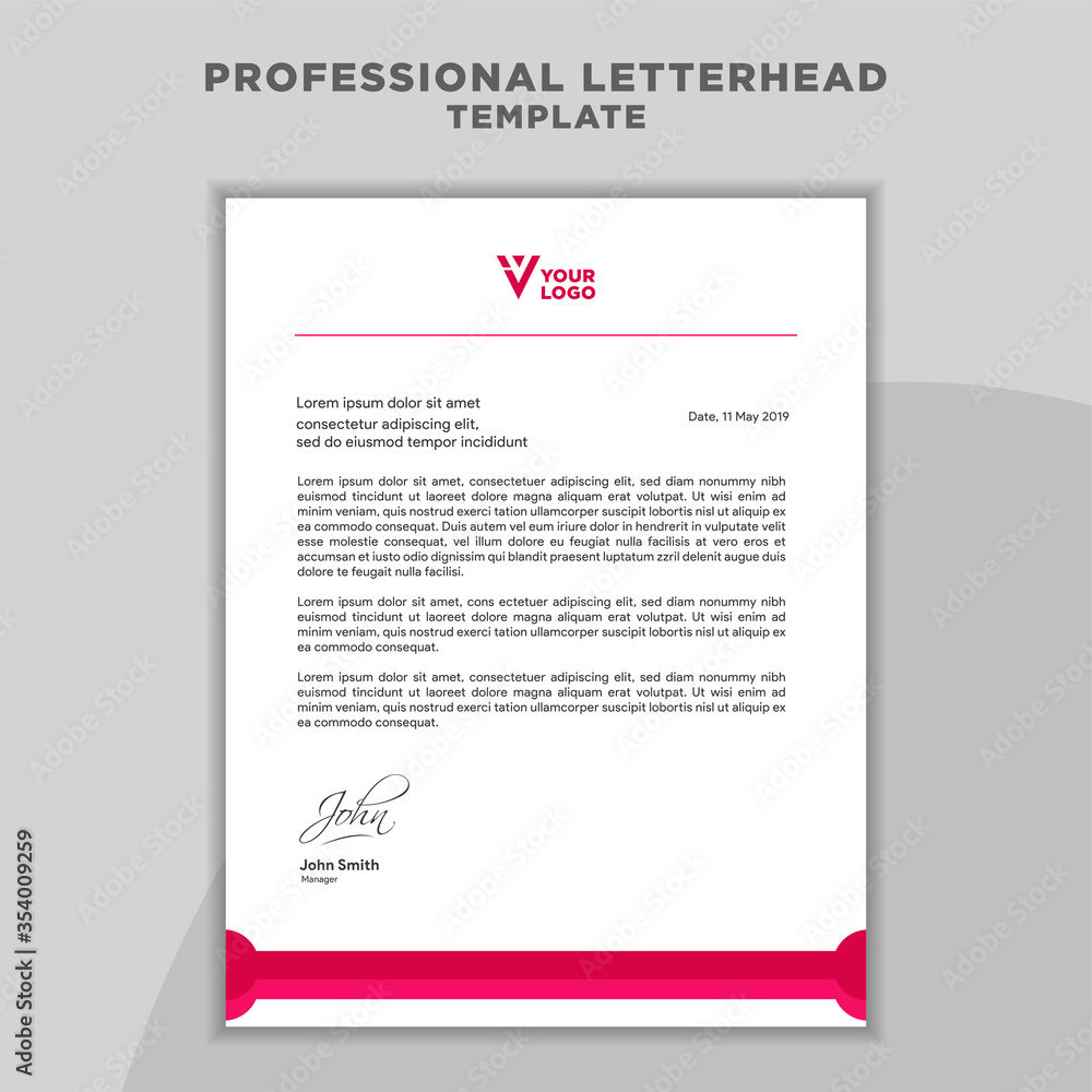 Creative Business Letterhead Design Template for your Business. Creative Business Letterhead Design Template for your Business.
