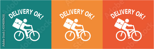 illustration of delivery icon logo
