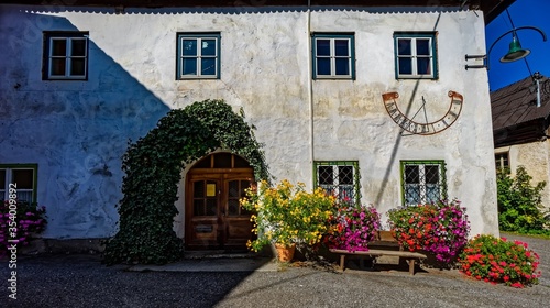 House with sundial