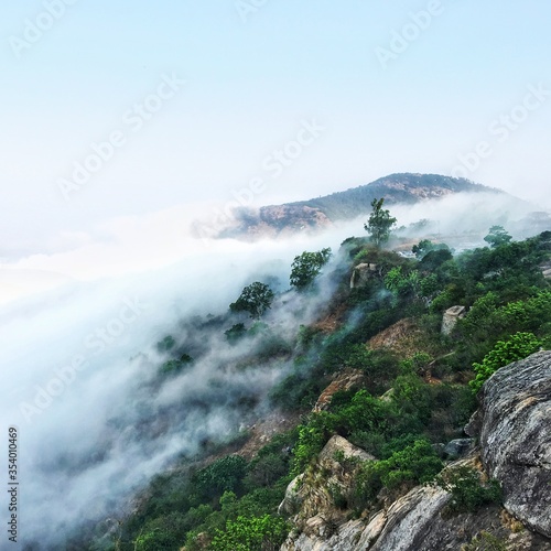 Up above the clouds at Nandi Hills