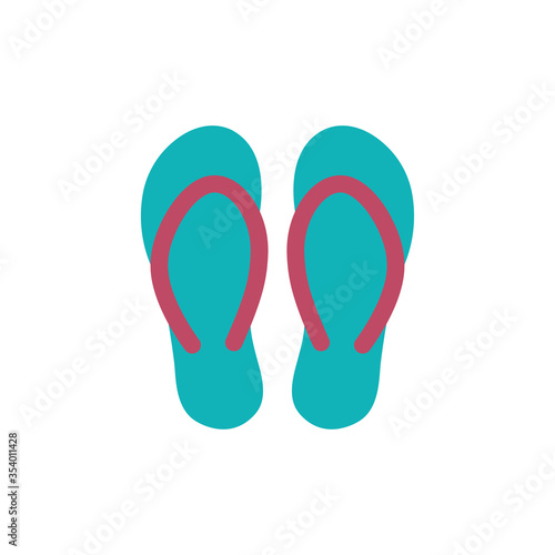 sandals icon vector design template