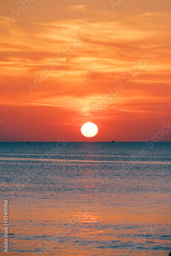 sunset background in Phuket Thailand
