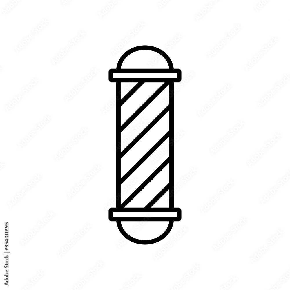 barber - pole icon vector design template barber - pole icon vector design template
