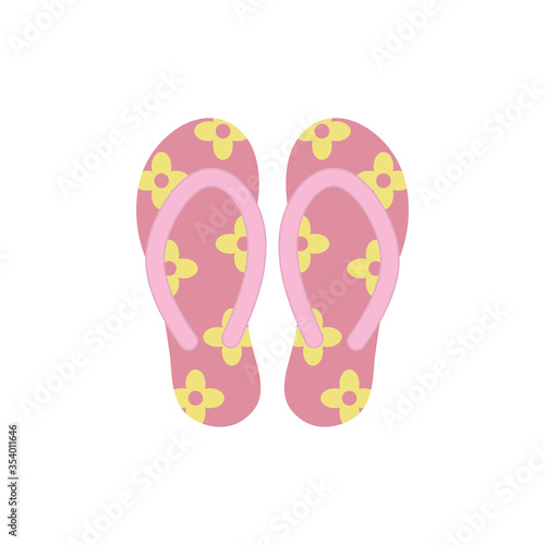 sandals icon vector design template