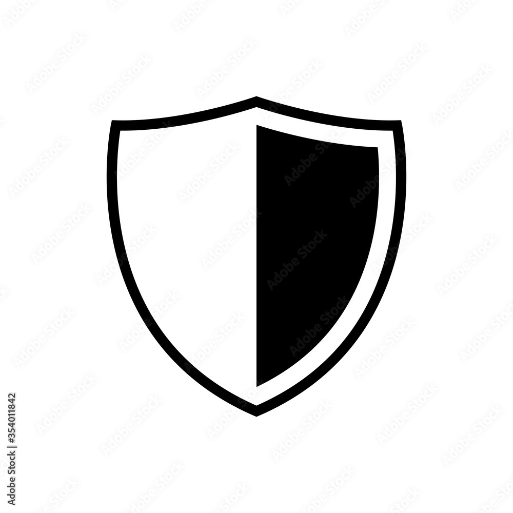shield - security icon vector design template shield - security icon vector design template
