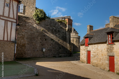 France. Door washhouses, Vannes, city in French Brittany. © Marlene Vicente