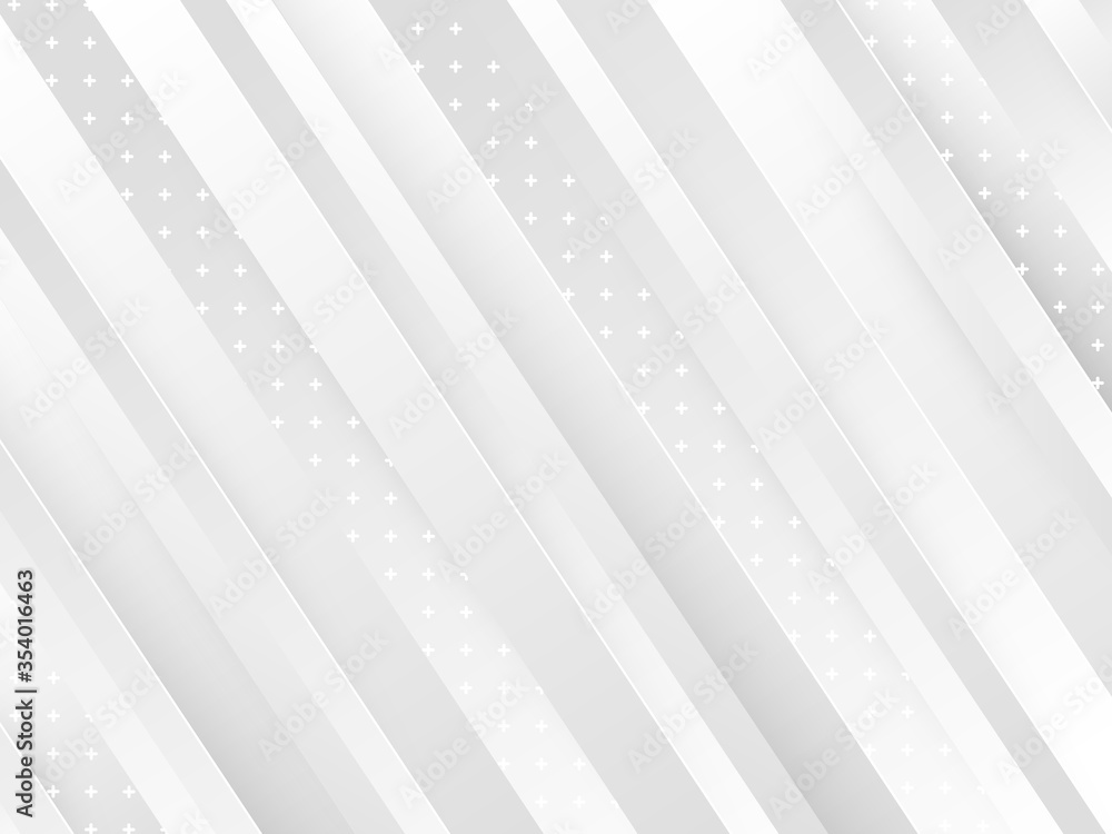 Obraz premium Creative minimal geometric with dynamic shapes abstract white background wallpaper. Trendy Eps10 vector.