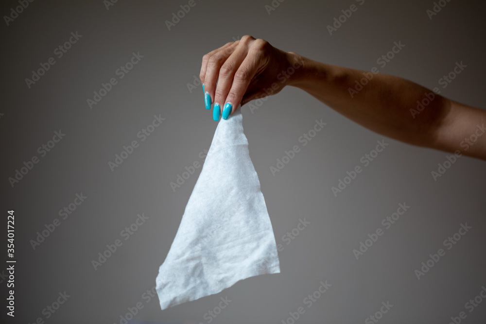 Throw a damp wet wipe into the trash, not in the sewer Throw a damp wet wipe into the trash, not in the sewer