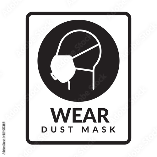 Respiratory Protective Mask - Industrial Safety - Illustration