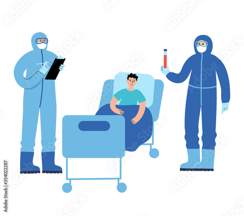 Online clinic and doctor concept