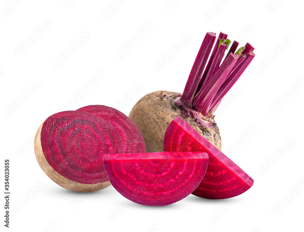 beetroot on white background beetroot on white background