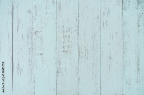 Vintage wood. A closed up texture of a pale blue vintage wooden background.