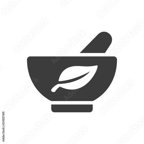 Herbal medicine icon