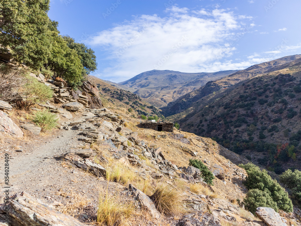 walk through the Sierra Nevada mountains walk through the Sierra Nevada mountains