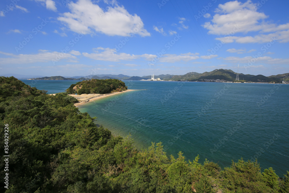 広島県竹原市 北部砲台跡周辺からの風景 広島県竹原市 北部砲台跡周辺からの風景