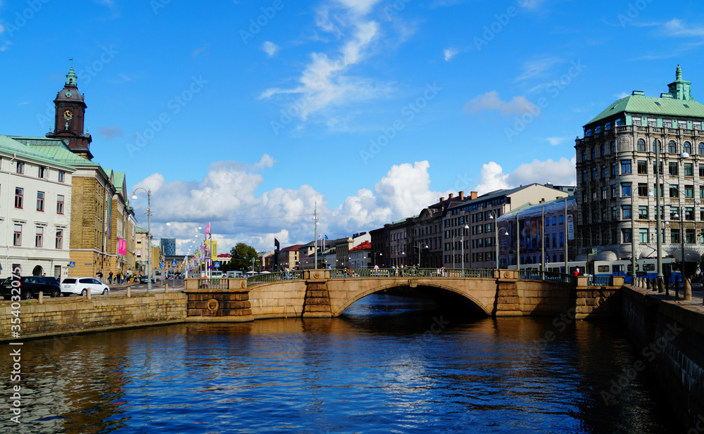 canal view in Gothenburg