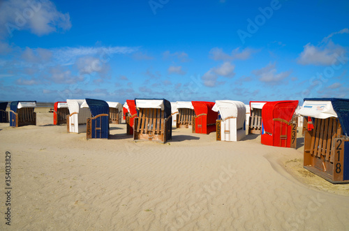 Strandkörbe in Bensersiel photo