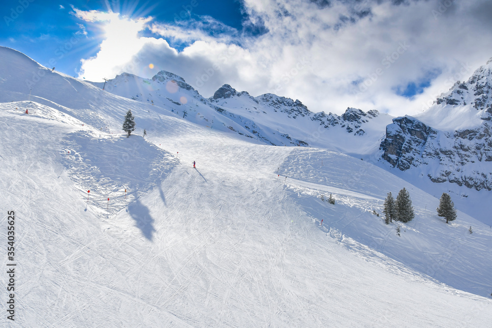 Ski resort in Austria.
