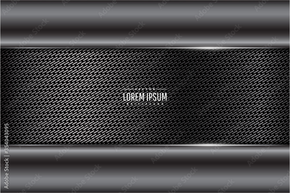 Elegant metallic background dark gray with carbon fiber space vector illustration Elegant metallic background dark gray with carbon fiber space vector illustration