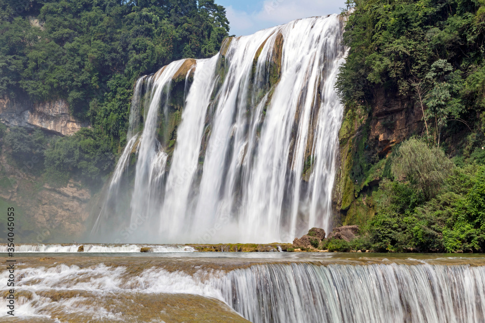 waterfall in guizhou huangguoshu