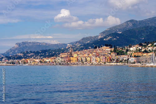 Menton on French Riviera