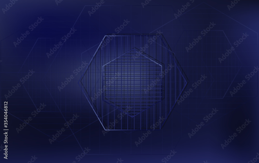 blue polygonal luxury background. vector illustration. eps 10