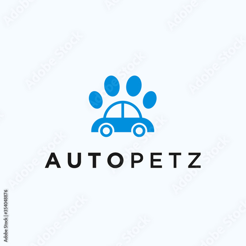 pet car logo. car icon