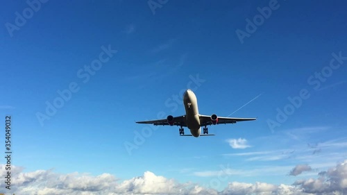 Plane in the sky