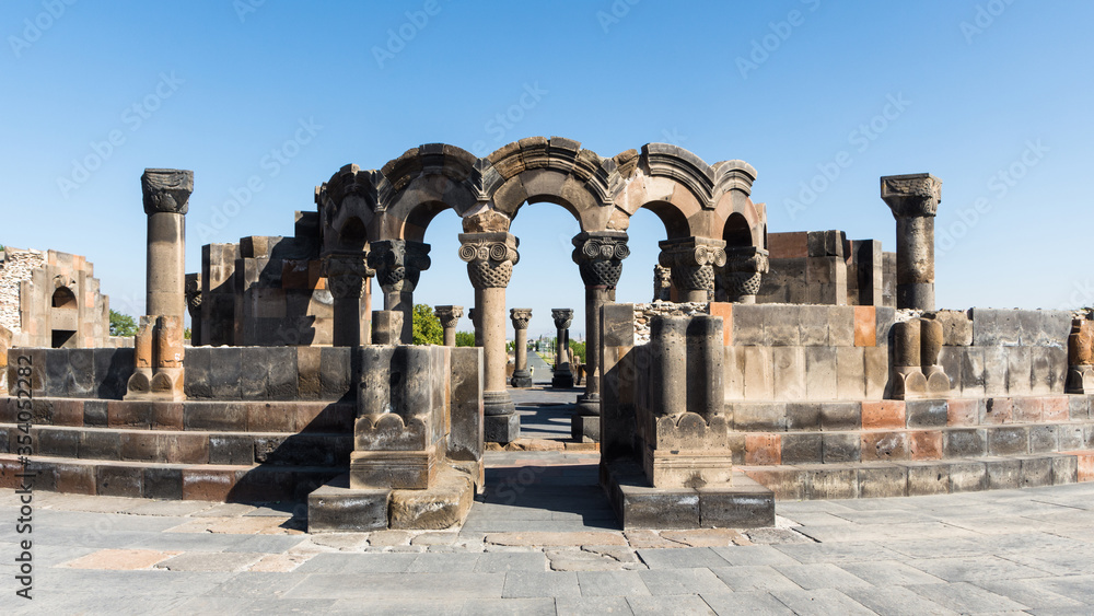 Zvartnots Cathedral ruins, Vagharshapat, Armenia