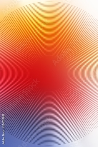 abstract gradient radial mu...