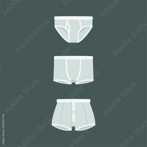 Men's Underwear Vector Illustration