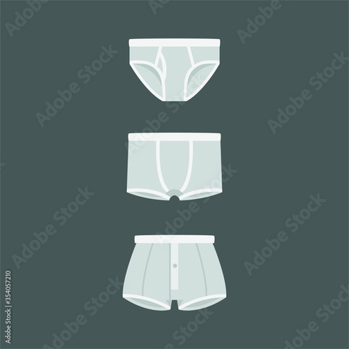 Men's Underwear Vector Illustration