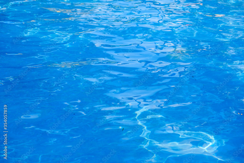 Water in swimming pool rippled water detail background Water in swimming pool rippled water detail background