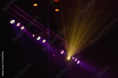 Background music stage ligh...