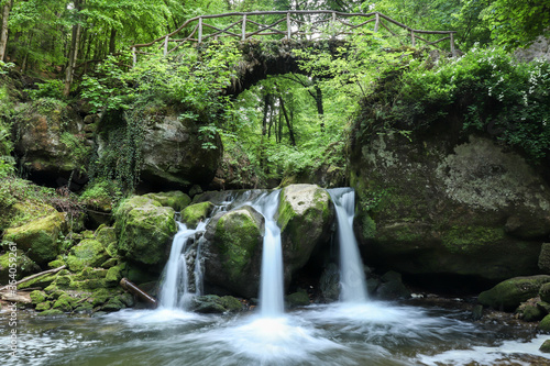 Fototapeta Naklejka Na Ścianę i Meble -  Schiessentumpel Waterfall in Luxembourg