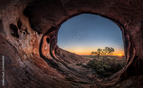 Cave Hill near Kalgoorlie in Golden outback, Western Australia