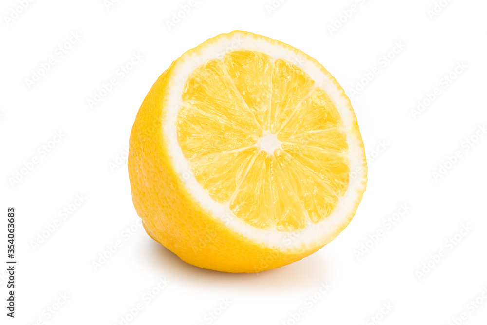 Lemon cut in half.