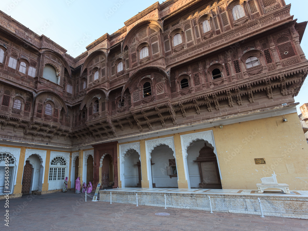 Jodhpur Fort Courtyard, Rajasthan, India