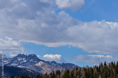 Dolomites Alps mountains in spring in Italy, Madonna di Campiglio (TN) © sebastianosecondi