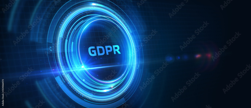 Business, Technology, Internet and network concept. GDPR General Data Protection Regulation. 3D illustration. Business, Technology, Internet and network concept. GDPR General Data Protection Regulation. 3D illustration.