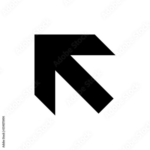 Free Download Symbol sign. Forward and left arrow pictogram. Forward and left arrow sign - GFXLoad