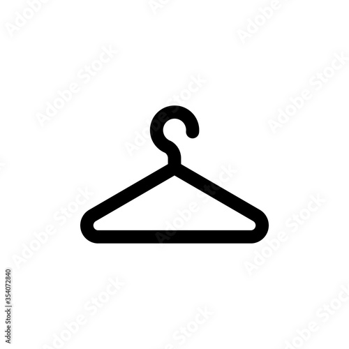 Symbol sign. Coat Check pictogram. Coat hanger