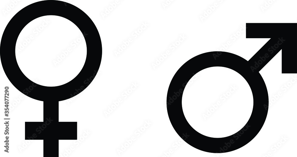 easy to use illustration vector symbol of man and woman easy to use illustration vector symbol of man and woman