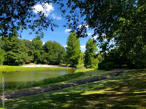 Fototapeta Naklejka Na Ścianę i Meble -  photos of a holiday in a park in belgium